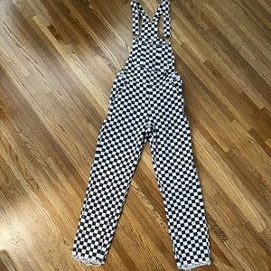 UNIF vintage checkered overalls